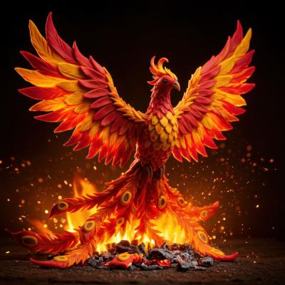 Phoenix as a symbol of renewal through the centuries