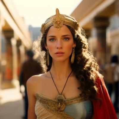 Mystical crowns and tiaras in mythological royal traditions