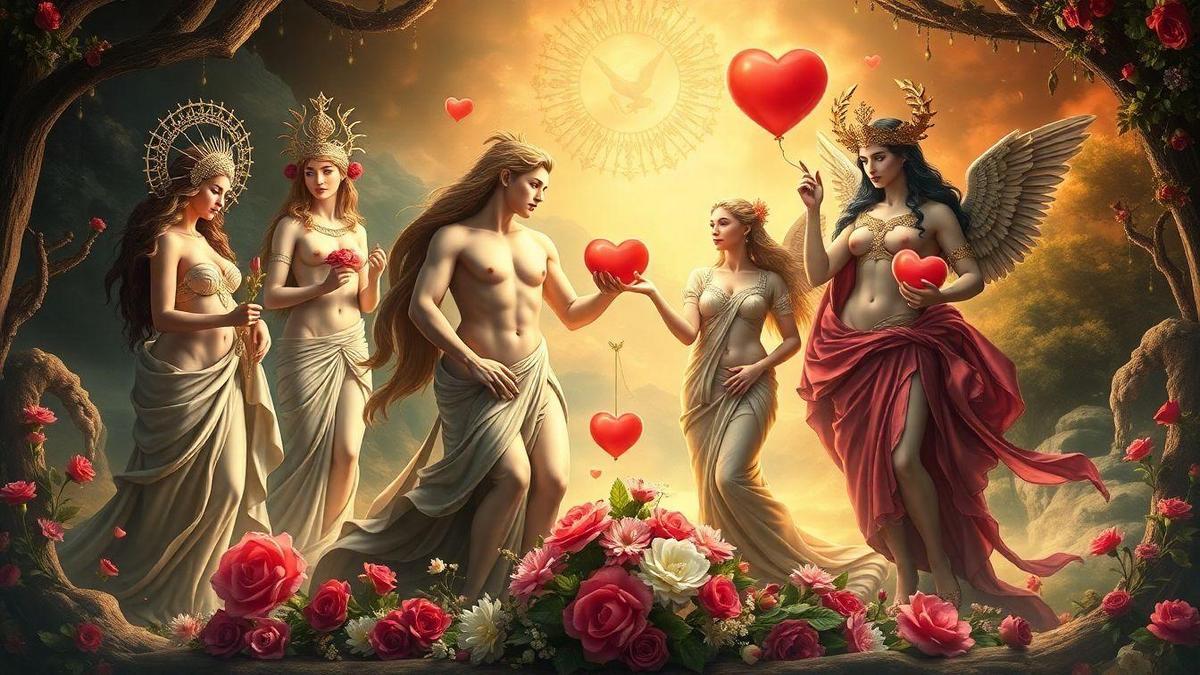 Introdução às Divindades do Amor na Mitologia Comparativa