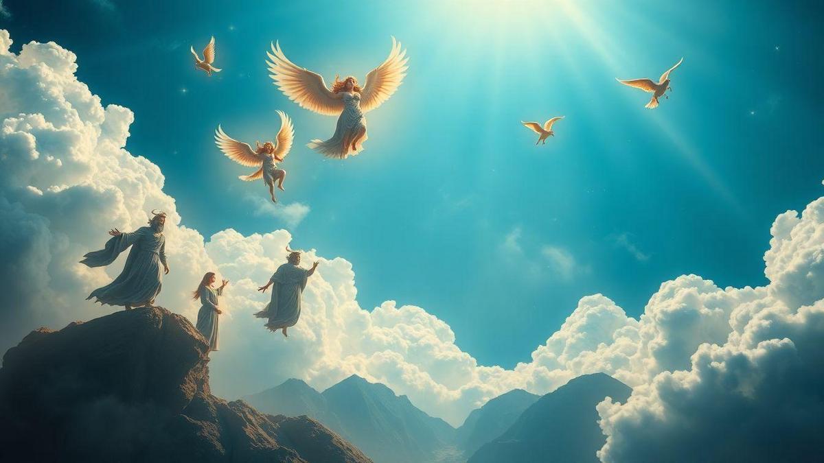 Introdução às histórias de ascensão aos céus na mitologia