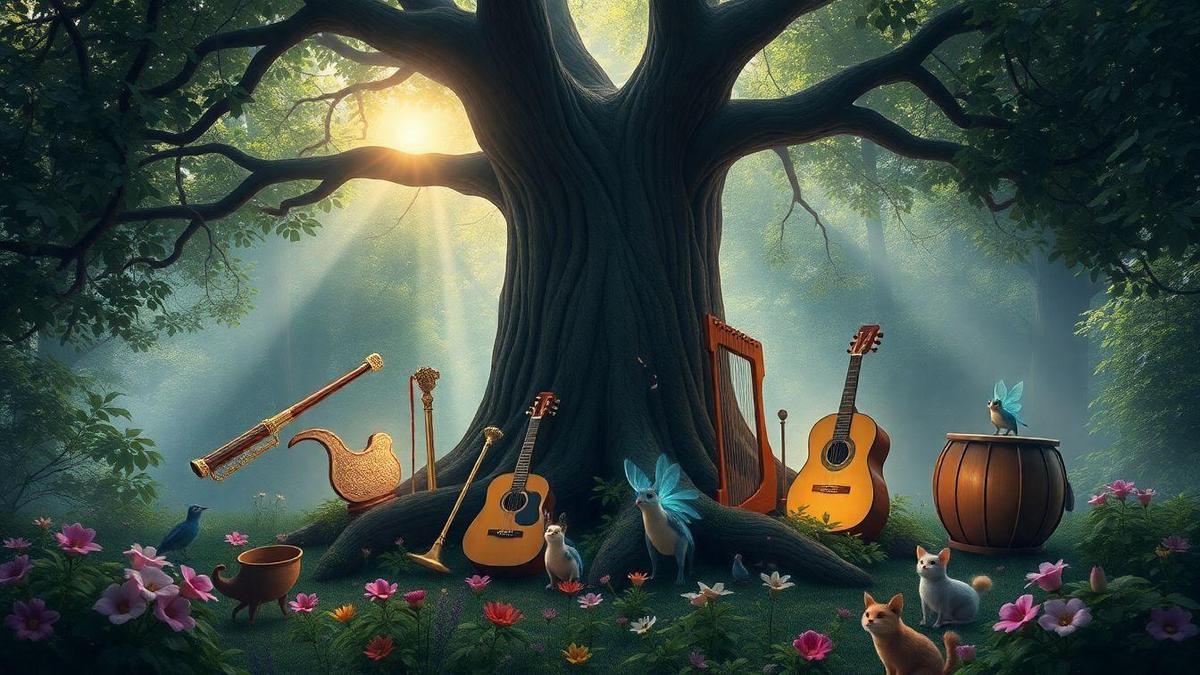 Introdução às lendas sobre instrumentos musicais mágicos