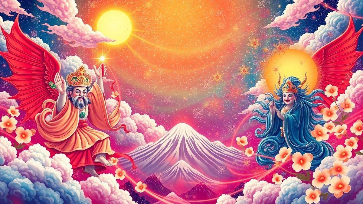 Introdução ao panteão japonês e a harmonia celestial