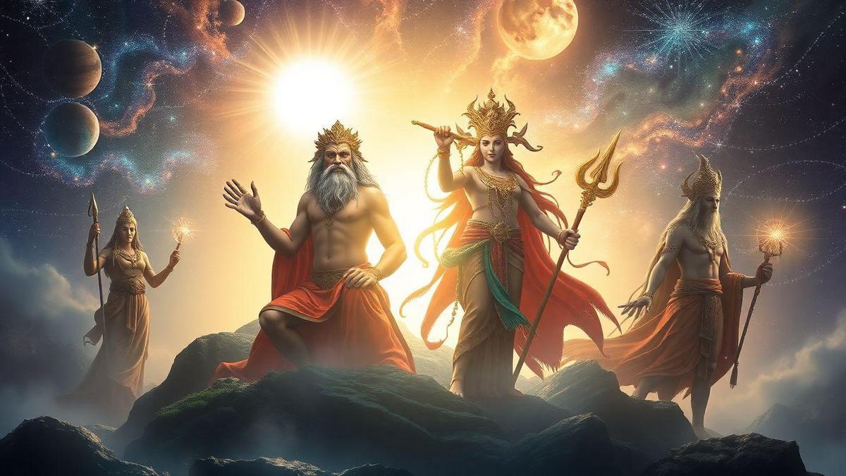Introdução aos deuses criadores na mitologia mundial