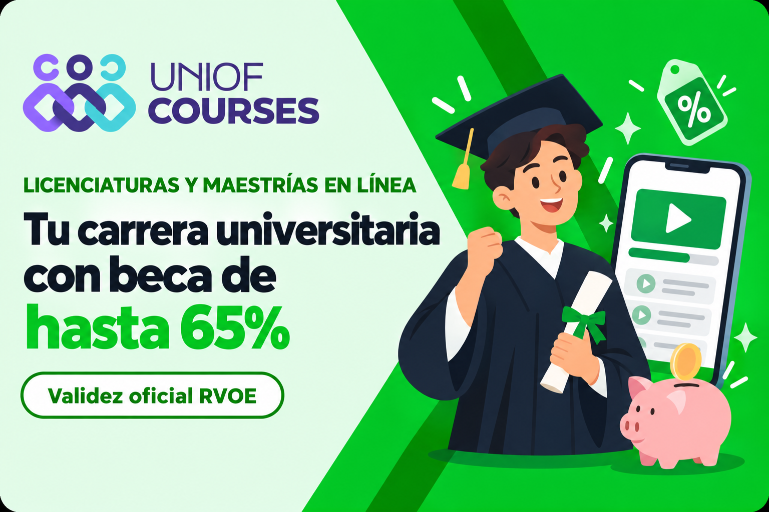 Estudiar en UTEL con beca de hasta 65% en línea